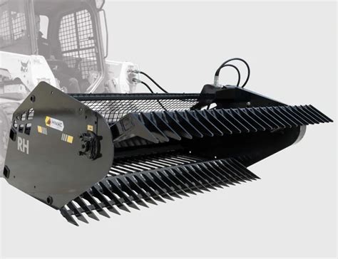 sod in plwed field picker for skid steer|ez pick skid steer attachment.